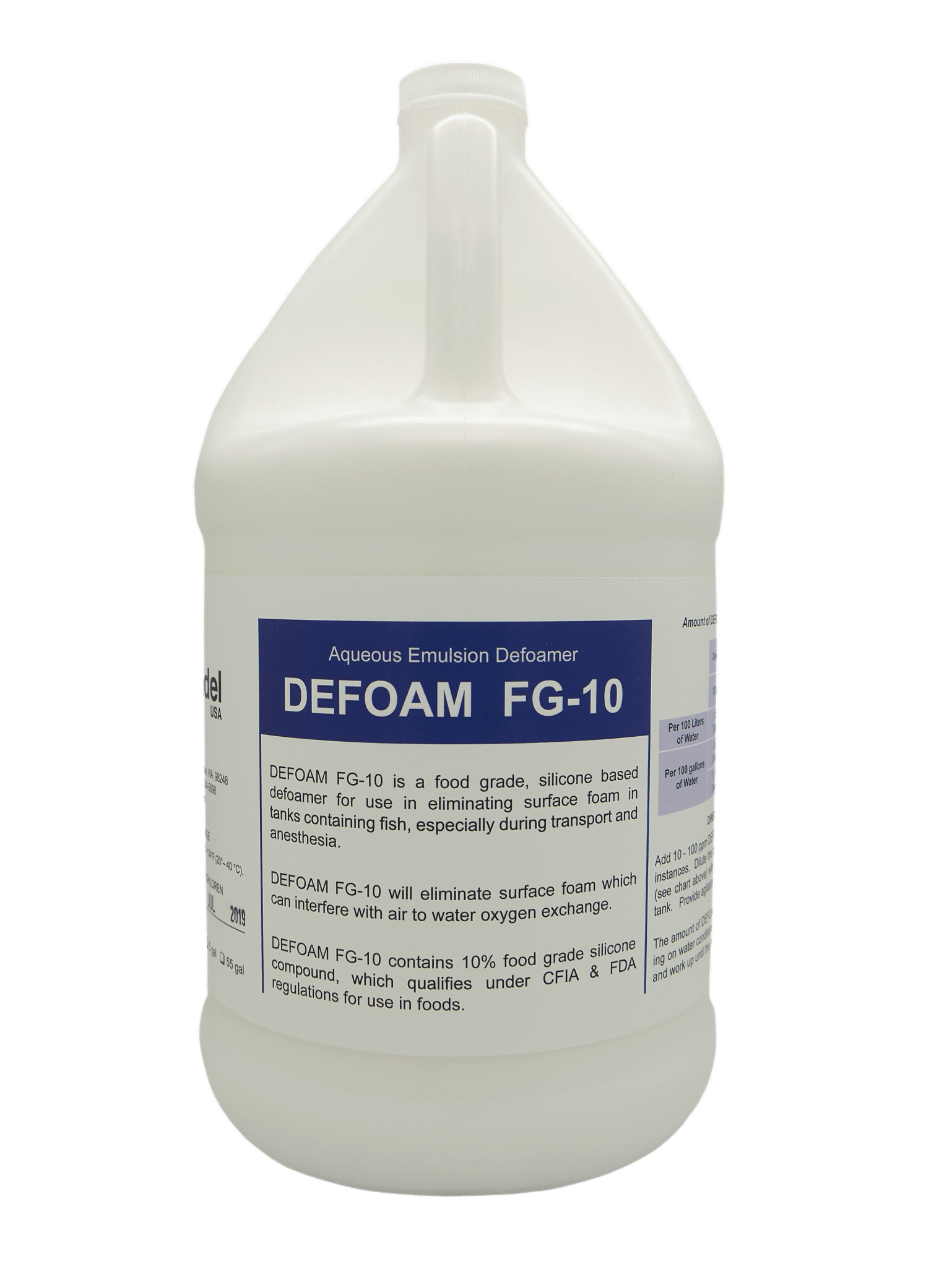 Defoam Anti-Foaming Agent 10% Silicon Food Grade Defoamer | Syndel