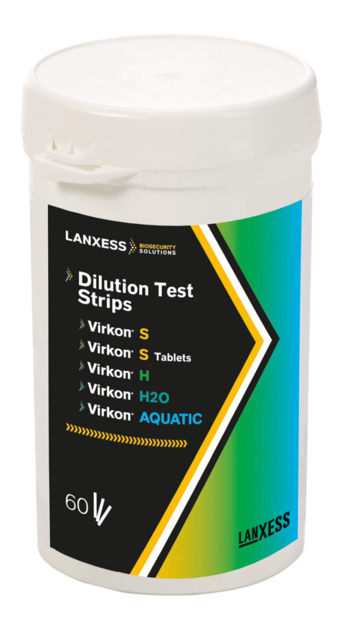 Virkon Test Strips