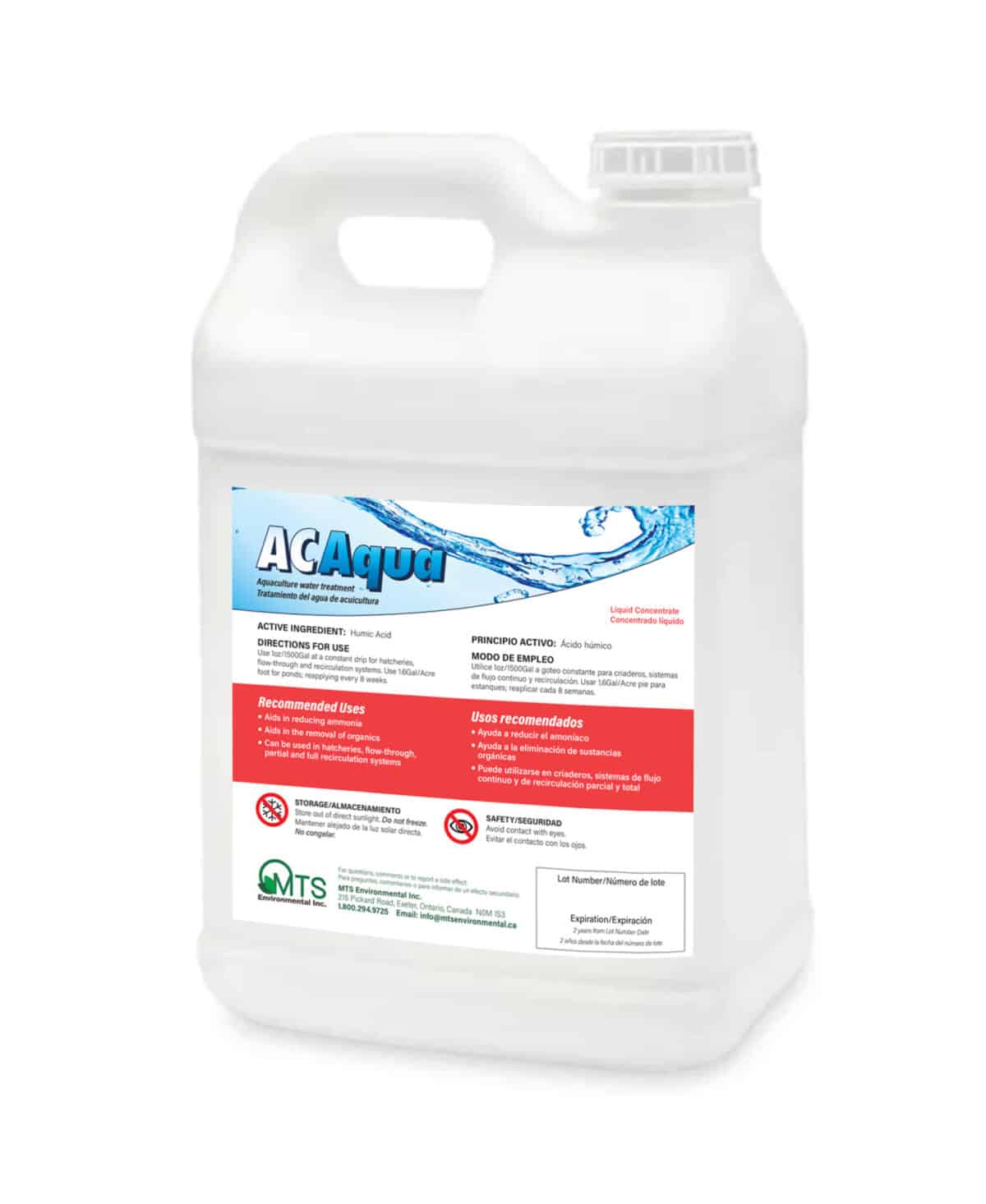 Hunic Water AC Aqua Liquid Humic Acid Aquaculture Water Treatment