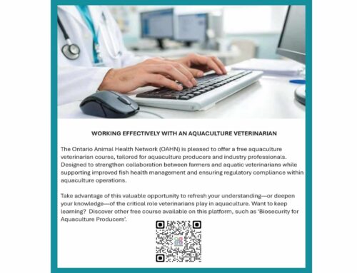 Working Effectively with an Aquaculture Veterinarian